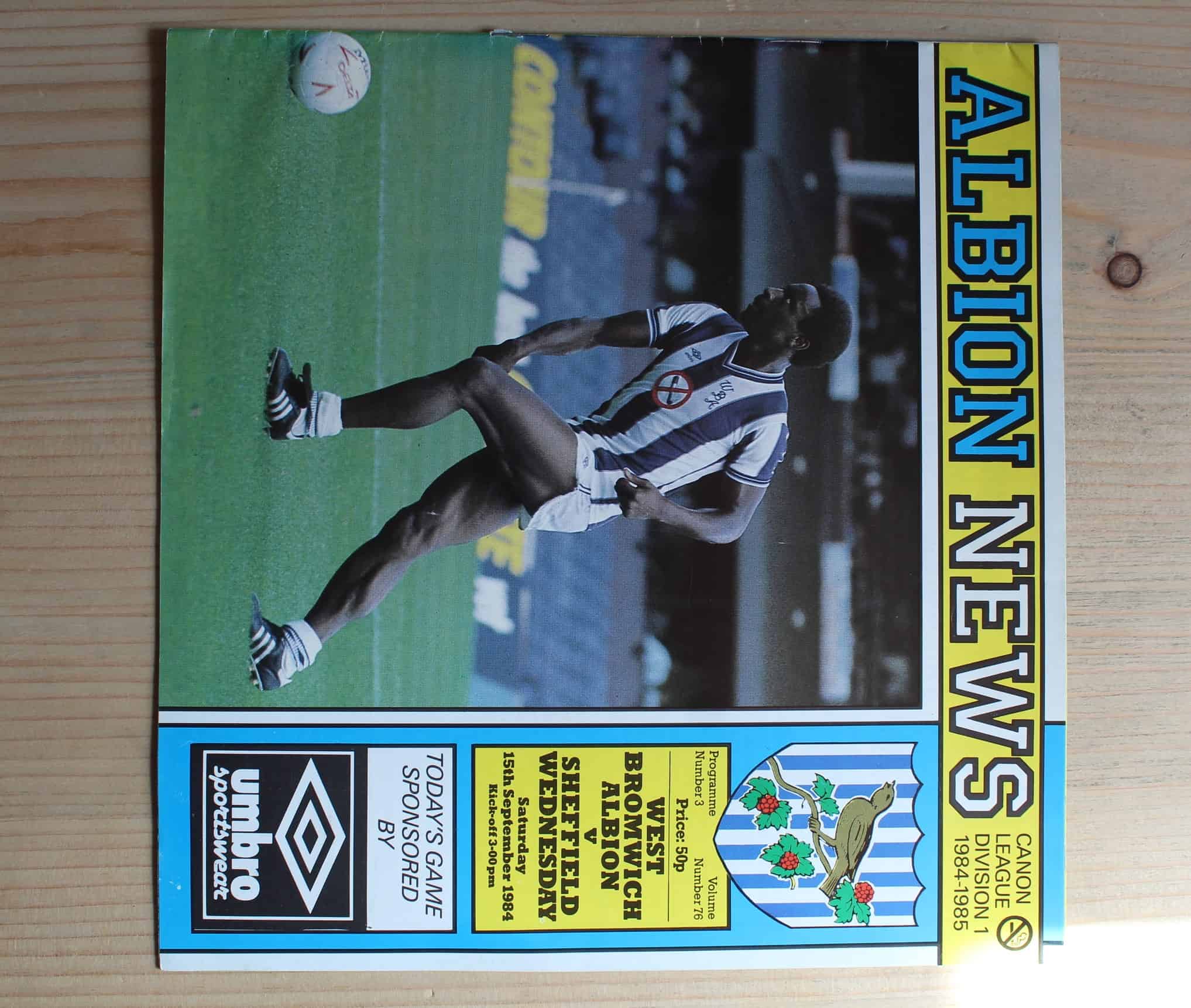 West Bromwich Albion FC  v Sheffield Wednesday FC 